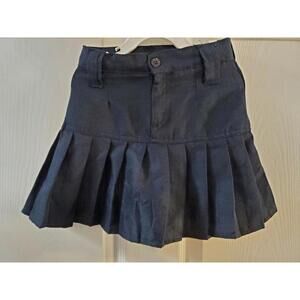 Girls Cambridge Classics uniform skort skirt size 4 color blue pleated